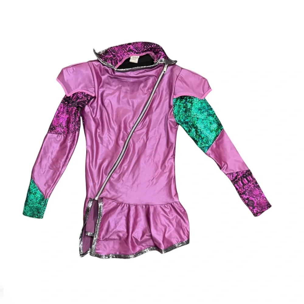 A Wish Come True Mal Descendants Costume Purple Green IMC Dance